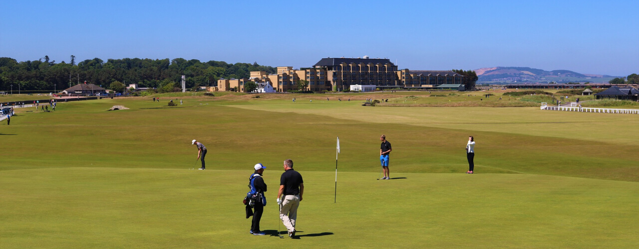 A golf course at St Andrews