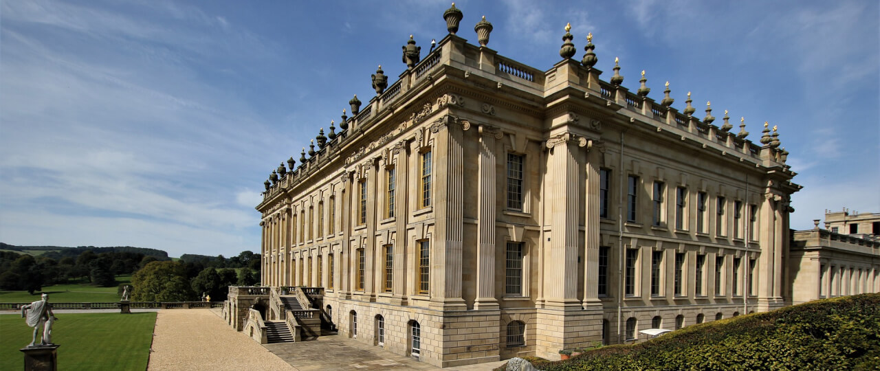 Chatsworth House in the Derbyshire Dales