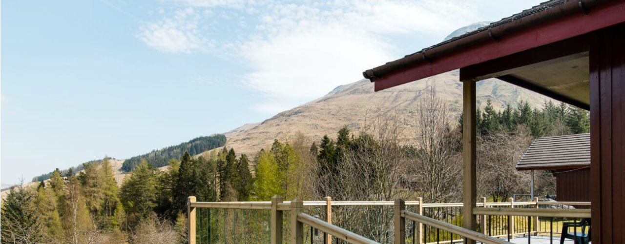 View from the Highland Lodges